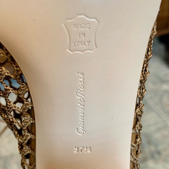 Gianvito Rossi Mesh Lace-Up Bootie - Picture 7 of 9